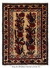 Load image into Gallery viewer, 3.7 x 5.0 Tribal Wool Afghan Baluch Rug #P1280