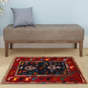 Load image into Gallery viewer, 2.11 x 4.4 Dog animal Motif Tribal Wool rug #P1281