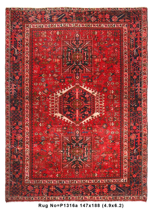 5' x 6'-Semi-Antique-Persian-Karaja-Heriz-Rug.jpg