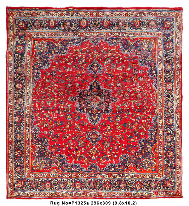 10' x 10' SQUARE-Persian-Mashad-Kashan-Rug.jpg