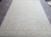 Load image into Gallery viewer, 8.10 x 11.6 Chobi Peshawar Rug PALE FADED WHITE Designer Carpet #PIX-25269