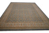 Load image into Gallery viewer, 9.1 x 11.6 Light Blue Chobi Peshawar Handmade Wool Rug #PIX-28539