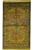 Load image into Gallery viewer, 3 x 5 Fine Silk Handmade Overdyed Gold Coral Rug #PIX-28728