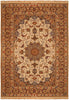 Load image into Gallery viewer, 5 x 7.6 SIGNED Persian Esfahan Rug Wool and Silk #PIX-4199