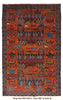 Load image into Gallery viewer, 4&#39; x 6&#39;-Afghan-WAR-RUG-Wool-Handmade-Carpet.jpg