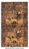 Load image into Gallery viewer, 4&#39; x 6&#39;-PICTORIAL-ANIMAL-MOTIF-HANDMADE-WOOL-TRIBAL-RUG.jp