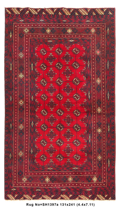 4' x 8'  Handmade-Afghanistan-Bokara-Rug.jpg