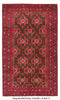 Load image into Gallery viewer, 4&#39; x 7&#39;-Afghan-Baluch-Wool-Rug-BROWN.jpg