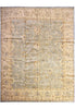 Load image into Gallery viewer, 13.6 x 15.10 SQUARISH Olive Green Chobi Peshawar Large Rug 15442