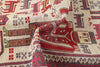 Load image into Gallery viewer, 3.9 x 6.4 Interesting Pictorial Raised Wool Afghan Rug #AM1343