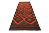 Load image into Gallery viewer, 4.8 x 14.5 WIDE RUNNER Afghan Kilim Flat Weave #AM1349