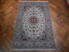 Load image into Gallery viewer, 7&#39; x 10&#39; SIGNED Wool &amp; Silk on Silk Foundation Authentic  Persian Isfahan Rug #PIX-21978