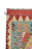 Load image into Gallery viewer, 4.7 x 6 Multi Color Flat Weave Wool Vegetable Kilim Handmade Rug #P1023