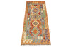 Load image into Gallery viewer, 2.6 x 6.3 Wool Handmade Kilim Flat-Weave Rug Vegetable Dye #P1086