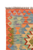 Load image into Gallery viewer, 2.2 x 6.5 Wool Handmade Kilim Flat-Weave Tribal Rug Vegetable Dye #P1087