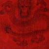 Load image into Gallery viewer, 8.2 x 11.6 DRAGON Unsual Persian Vintage Overdyed RED Rug #p-1197