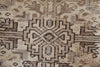 Load image into Gallery viewer, 7.7 x 10.5 Vintage Persian Heriz rug Faded Low Pile #P1232