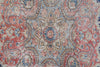 Load image into Gallery viewer, 9.4 x 12.0 Vintage Persian Rug Low Pile Blue Coral #P1251