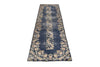 Load image into Gallery viewer, 3&#39; x 11&#39; Vintage Persian Runner FADED BLUE #P1253