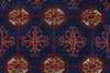 Load image into Gallery viewer, 4.6 x 7.11 Turkman Bokhara Rug Royal Blue #P1260