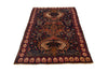 Load image into Gallery viewer, 4.2 x 6.2 Dark Blue Afghan Tribal Rug #P1261