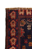 Load image into Gallery viewer, 4.2 x 6.2 Dark Blue Afghan Tribal Rug #P1261