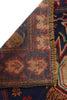 Load image into Gallery viewer, 4.2 x 6.2 Dark Blue Afghan Tribal Rug #P1261