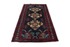 Load image into Gallery viewer, 3.10 x 6.10 Black Blue Tribal Wool Rug #P1264