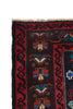 Load image into Gallery viewer, 3.10 x 6.10 Black Blue Tribal Wool Rug #P1264