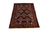 Load image into Gallery viewer, 2.11 x 4.3 BLACK TRIBAL RUG #P1269