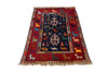 Load image into Gallery viewer, 2.11 x 4.4 Dog animal Motif Tribal Wool rug #P1281