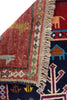 Load image into Gallery viewer, 2.11 x 4.4 Dog animal Motif Tribal Wool rug #P1281