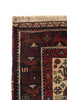 Load image into Gallery viewer, 2.11 x 4.5 PICTORIAL primitive faces handmade Wool Rug #P1283