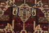 Load image into Gallery viewer, 2.11 x 4.5 PICTORIAL primitive faces handmade Wool Rug #P1283