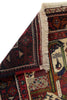 Load image into Gallery viewer, 2.11 x 4.5 PICTORIAL primitive faces handmade Wool Rug #P1283