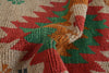 Load image into Gallery viewer, 2.2 x 6.4 Short Runner Ethnic Afghan Handmade Wool #P1298