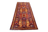 Load image into Gallery viewer, 4.0 x 10.1 Wide Runner Persian Old Rug - Animal Motife #P1447