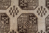 Load image into Gallery viewer, 6.5 x 9.7 Authentic Turkman Bokara Wool Rug Hand-Knotted Afghan Capet NEUTRALS #P1473