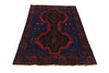 Load image into Gallery viewer, 4.8 x 6.5 Afghan Tribal Wool Handmade Rug BLUE #P924