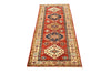 Load image into Gallery viewer, 2.7 x 6.4 Quality Super Kazak Runner Handmade Soft Silky Fine Wool #P954