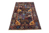 Load image into Gallery viewer, 4.0 x 6.5 Pictorial Afghan Wool Rug #SH1358