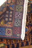 Load image into Gallery viewer, 3.9 x 6.11 WAR Afghan RUG Wool TANK MISSLE GUN #SH1364