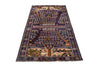 Load image into Gallery viewer, 3.10 x 7.1 TREE OF LIFE Trial Handmade Wool Rug #SH1382