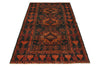 Load image into Gallery viewer, 4.0 x 6.2 Tribal Wool handmade Rug #SH1387