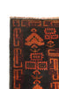 Load image into Gallery viewer, 4.0 x 6.2 Tribal Wool handmade Rug #SH1387