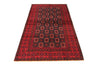 Load image into Gallery viewer, 3.8 x 6.3 Afghan Herati Tribal Wool Rug #SH1393