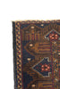 Load image into Gallery viewer, 3.9 x 6.6 Afghan Handmade Baluch ug Brown Gray Blue #SH1394