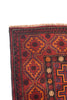 Load image into Gallery viewer, 4.0 x 7.5 New Handmade Afghan Baluch Tribal Wool Rug #SH1412