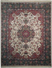 Load image into Gallery viewer, 8.1 x 10.0 High End Wool &amp; Silk Handmade Rug ELEGANT #PIX-18606