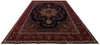 Load image into Gallery viewer, 9.6 x 12.7 Persian Hand-knotted Wool Rug Navy Blue PK115